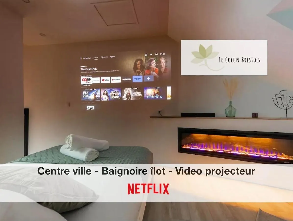 Appartement Le Cocon Brestois - Centre Ville
